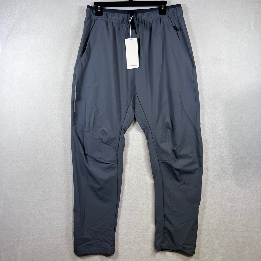 AhaSelected Adventure Pant Stretch Quick Dry Grey XL Men Hiking Elastic Trousers